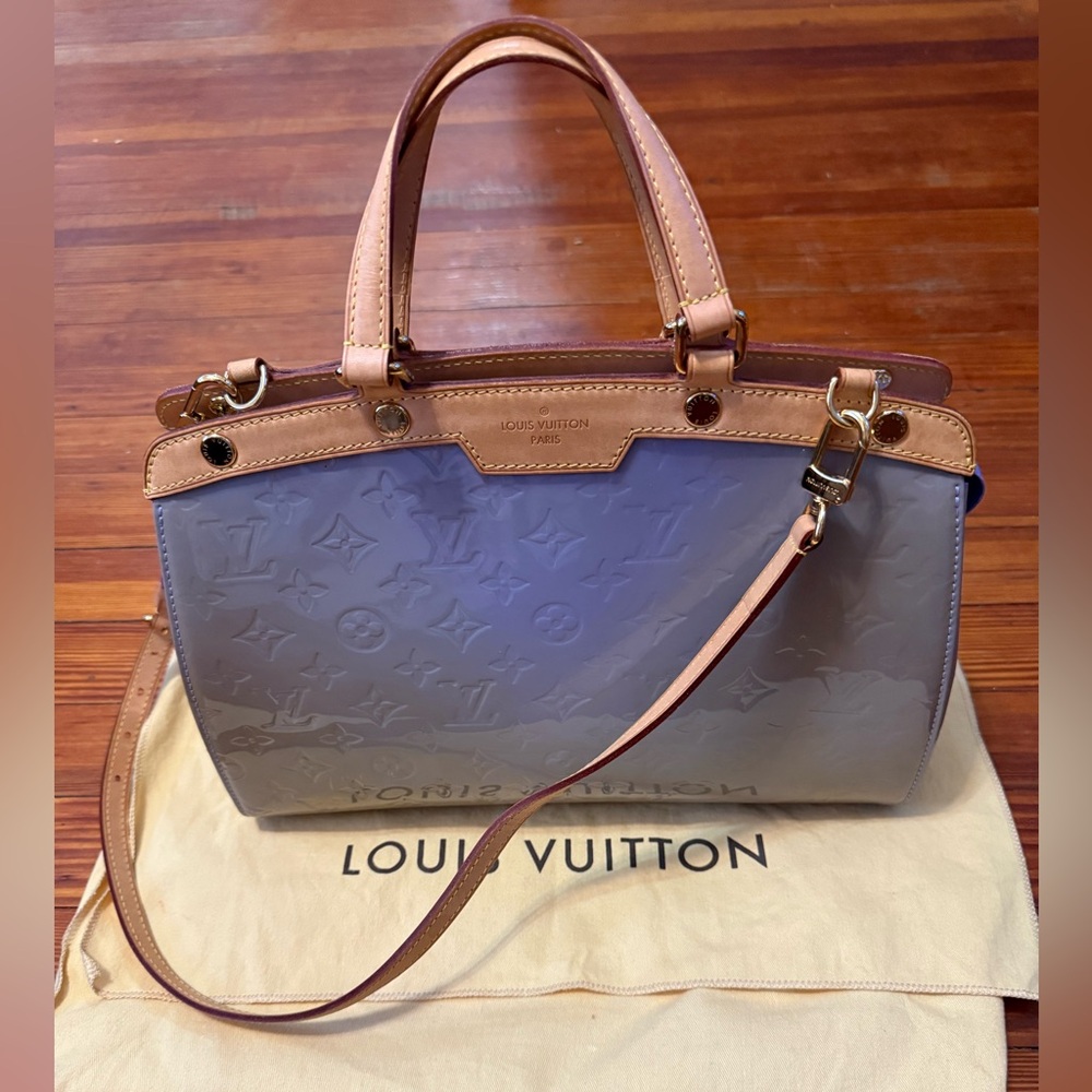 Authentic Louis Vuitton Brea MM Bag in Lilas